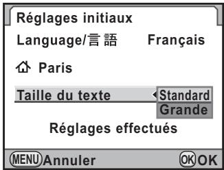 PENTAX KX+KC+18-55 - Appuyez sur le bouton de navigation (▼). - 1
