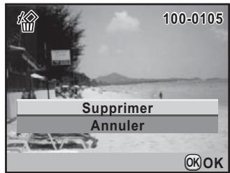 PENTAX KX+KC+18-55 - Suppression d'une seule image - 3