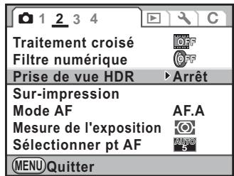 PENTAX KX+KC+18-55 - Appuyez sur le bouton de navigation (▶). - 1