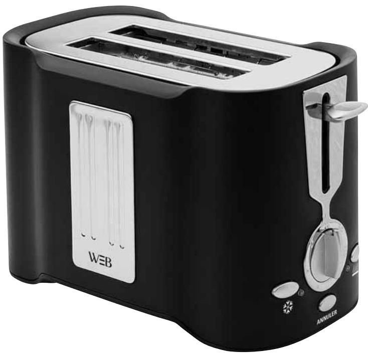 WHITE & BROWN TA 663 NOIR 4 MOTIFS - GRILLE PAIN à pochoirs - 1