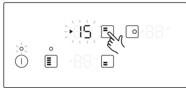SAMSUNG Z63K7777BK/EF - Sélectionnez la zone de cuisson et le réglage de la température. - 1