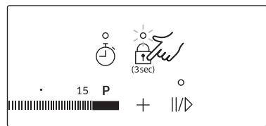 SAMSUNG Z63K7777BK/EF - Activation/désactivation de la sécurité enfants - 1