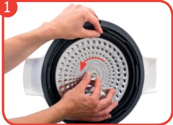 MOULINEX CE700100 - PRÉCISIONS SUR LE DÉMONTAGE ET LE REMONTAGE DU COUVERCLE - 1