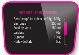 MOULINEX CE700100 - MENU MANUEL : - 119