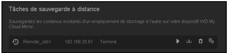 WESTERN DIGITAL MY CLOUD MIRROR 2 - Suppression d'une sauvegarde à distance - 1