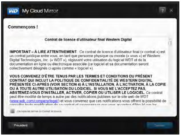 WESTERN DIGITAL MY CLOUD MIRROR 2 - Connexion au réseau et création d'un cloud personnel - 1