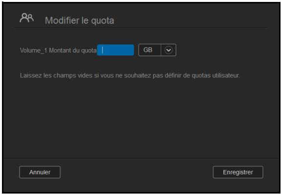 WESTERN DIGITAL MY CLOUD MIRROR 2 - Assigner des quotas à un utilisateur - 1