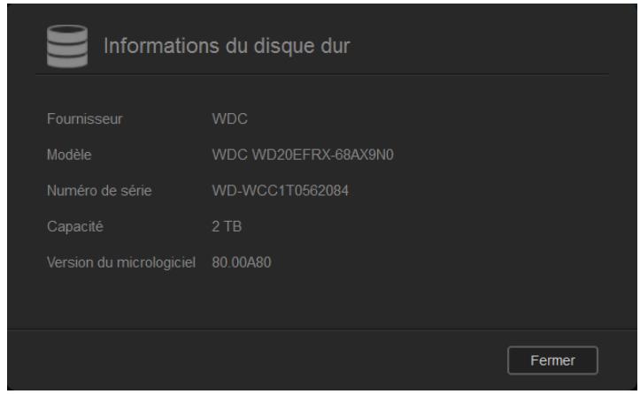 WESTERN DIGITAL MY CLOUD MIRROR 2 - Affichage des informations de disque dur - 2