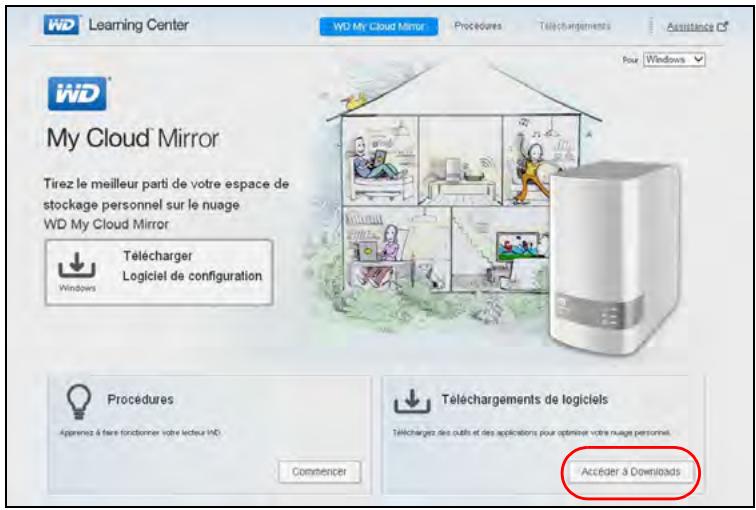 WESTERN DIGITAL MY CLOUD MIRROR 2 - Téléchargement et installation du logiciel d'installation en ligne - 2