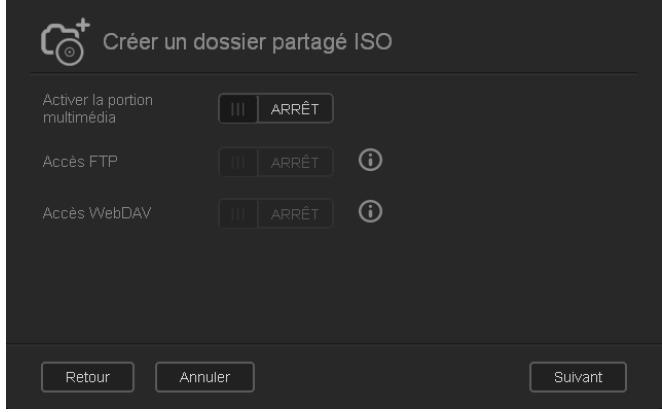 WESTERN DIGITAL MY CLOUD MIRROR 2 - Création d'un partage ISO - 3