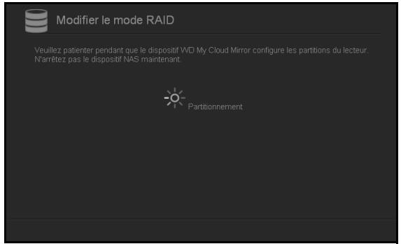 WESTERN DIGITAL MY CLOUD MIRROR 2 - Modification du mode RAID - 9