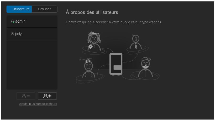 WESTERN DIGITAL MY CLOUD MIRROR 2 - Affichage des utilisateurs - 1