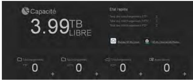 WESTERN DIGITAL MY CLOUD MIRROR 2 - Affichage de la page d'accueil - 1