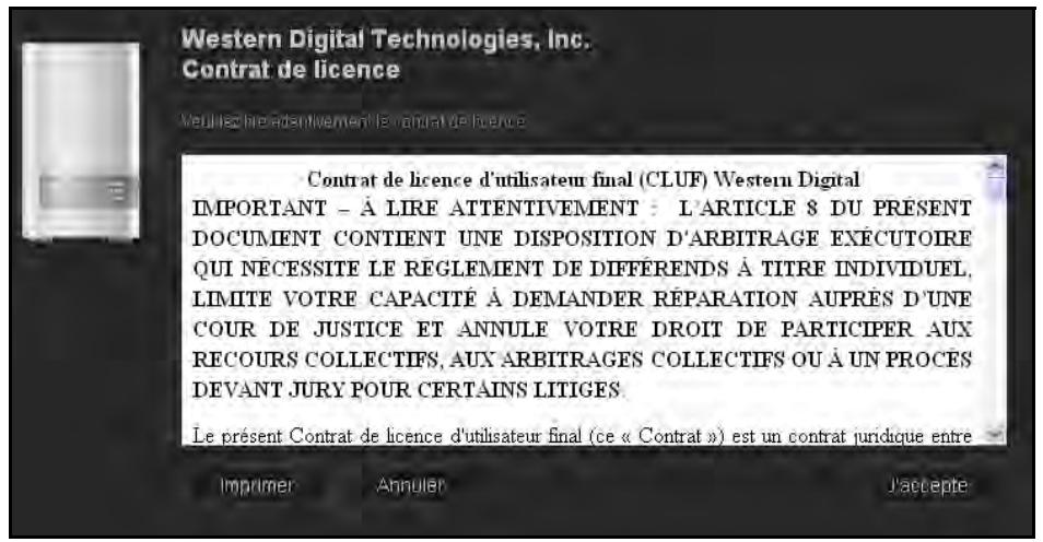 WESTERN DIGITAL MY CLOUD MIRROR 2 - Configuration de l'appareil à l'aide d'un navigateur - 3