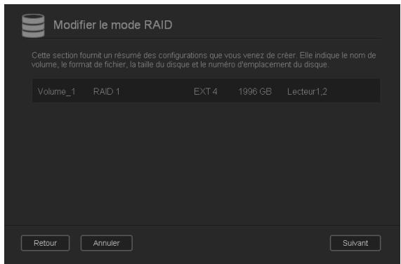 WESTERN DIGITAL MY CLOUD MIRROR 2 - Modification du mode RAID - 5