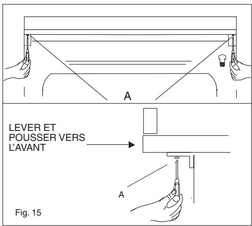 FRATELLI ONOFRI EV 107 DFI IVOIRE - Demontage de la TABLE de travail - 3