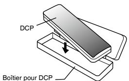 CLARION CZ702E - Rangement du DCP dans son boîtier - 1