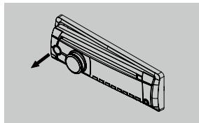 CLARION CZ702E - Retirer le DCP - 1