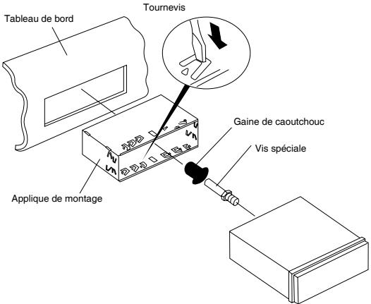CLARION CZ702E - Installation de l'appareil Méthode A - 1