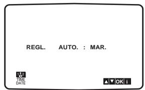 JVC HRXVSEF - Positionner l'horloge manuellement - 1