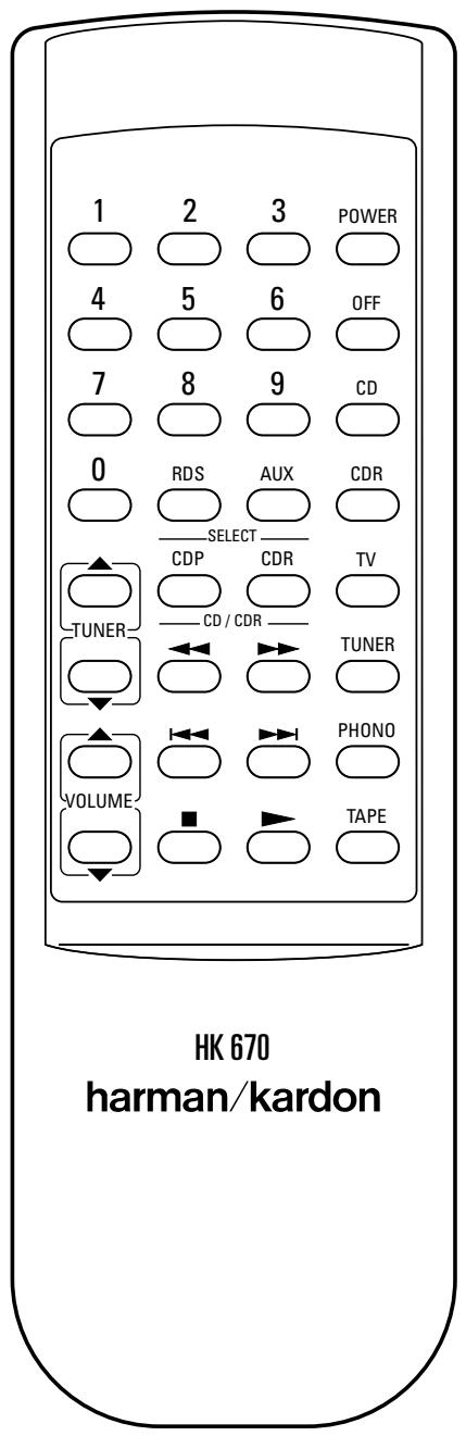 HARMAN KARDON HK670 - Conditions de fonctionnement - 1
