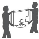 IETV PRO B2B45LT340C - Soulever et déplacer la TV - 3