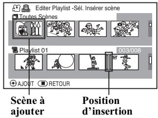HITACHI DZ-BD 70E - Ajout de scènes à une liste de lecture (editor) - 3