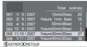 HITACHI DZ-BD 70E - Choisir la date souhaitée, puis appuyer sur le bouton de confirmation. - 3