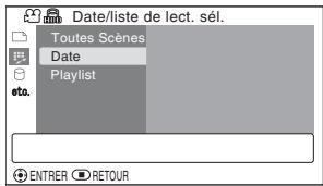 HITACHI DZ-BD 70E - Choisir la date souhaitée, puis appuyer sur le bouton de confirmation. - 1
