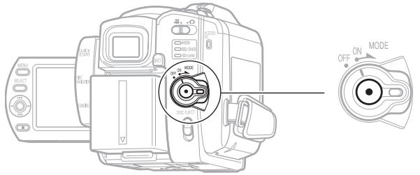 HITACHI DZ-BD 70E - Appuyer sur le bouton d'enregistrement. - 1