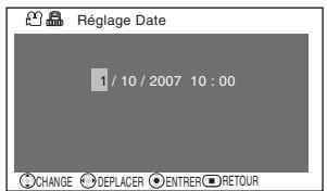 HITACHI DZ-BD 70E - Réglage de la date et de l'heure - 3