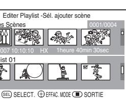 HITACHI DZ-BD 70E - Ajout de scènes à une liste de lecture (editor) - 1