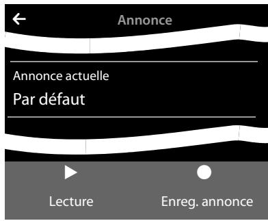 GIGASET NC - Enregistrement des announces Répondeur Enregistreur/Répondeur simple - 1