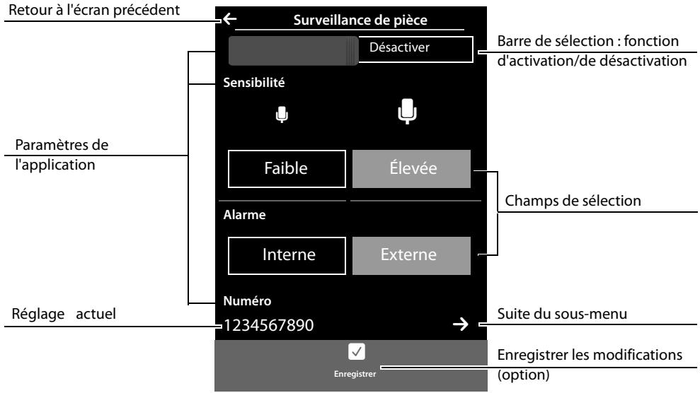 GIGASET NC - Modification des paramètres - 1