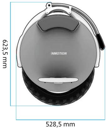 INMOTION iNMOTiON V10F - Dimensions - 1
