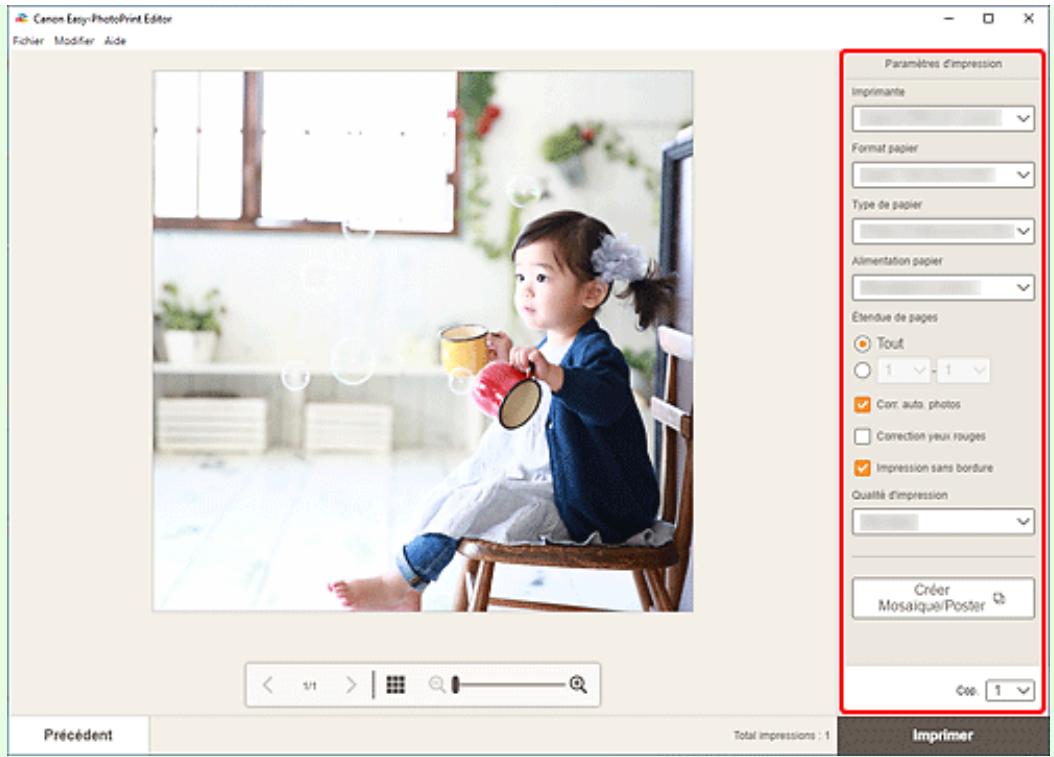 CANON Easy-PhotoPrint Editor - Cliquez sur suivant. - 1