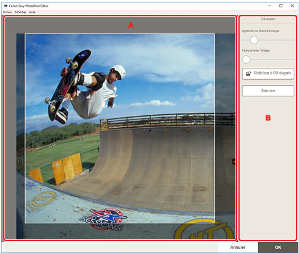 CANON Easy-PhotoPrint Editor - Découpe d'images (pour les éléments) - 5