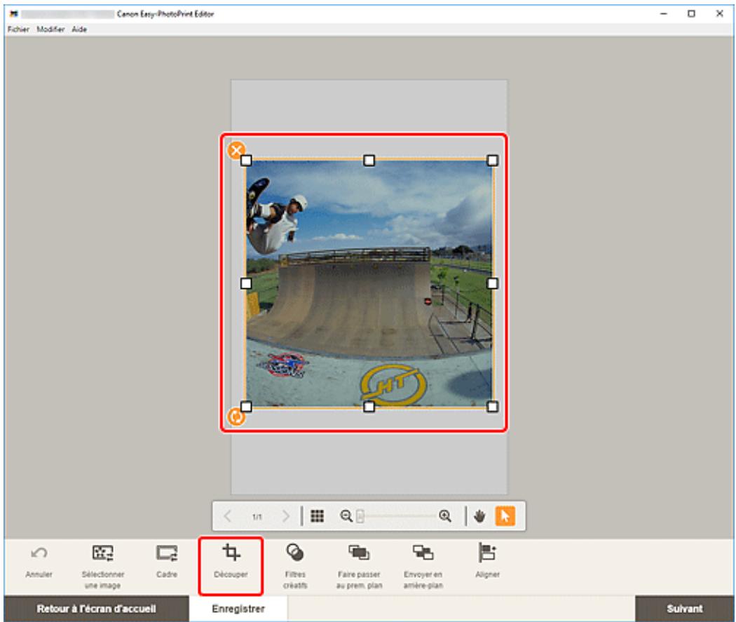 CANON Easy-PhotoPrint Editor - Découpe d'images (pour les éléments) - 4