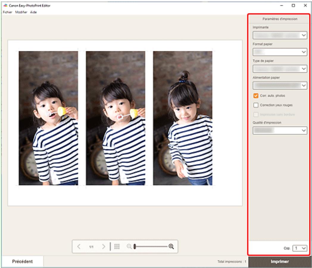 CANON Easy-PhotoPrint Editor - Cliquez sur suivant. - 1