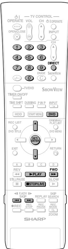 SHARP DVHR350F - Appuyez sur DVD TITLE. - 1