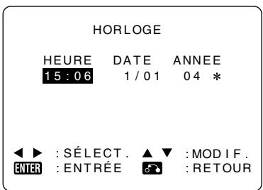 SHARP DVHR350F - Saisissez l'heure à l'aide des touches numériques ou de ▲/▼. - 1