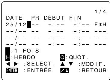 SHARP DVHR350F - Une fois la date d'enregistrement correcte affichée, appuyez sur pour continuer la programmation. - 1