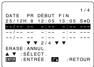 SHARP DVHR350F - Appuyez sur / pour sélectionner "support enregistrement", puis utilisez / pour sélectionner le disque sur lequel vous désirez effectuer l'enregistrement ("h: HDD" ou "d: DVD"). appuyez ensuite sur set/enter. - 1