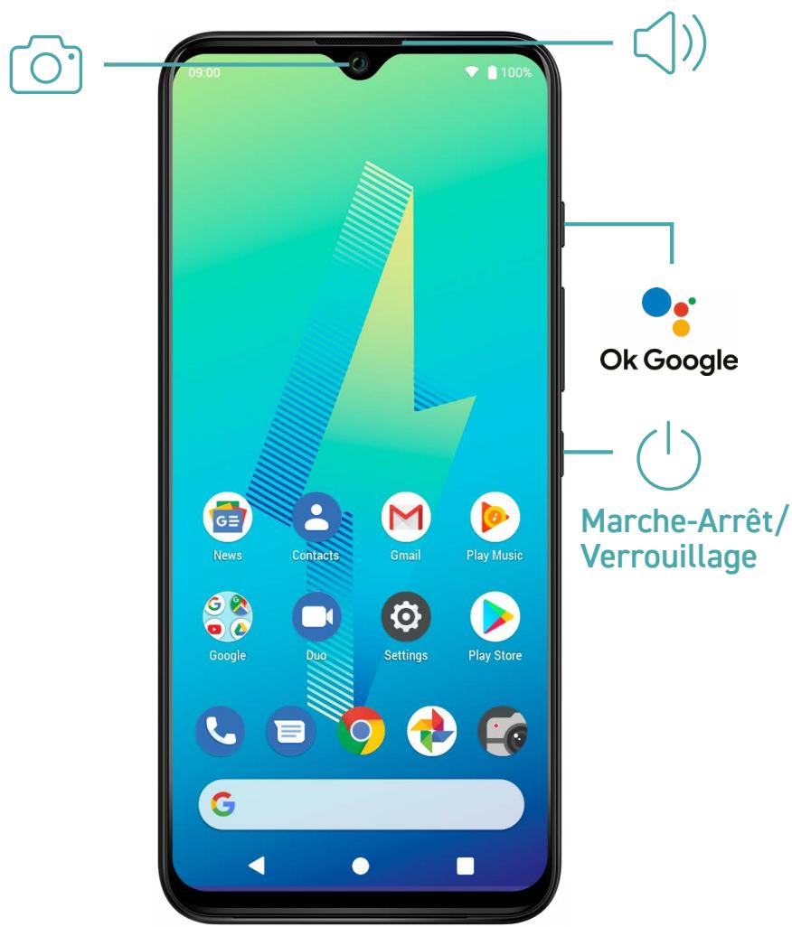 BLU POWER U10LS32GO/3GOCBE - Contenu du coffret : - 2