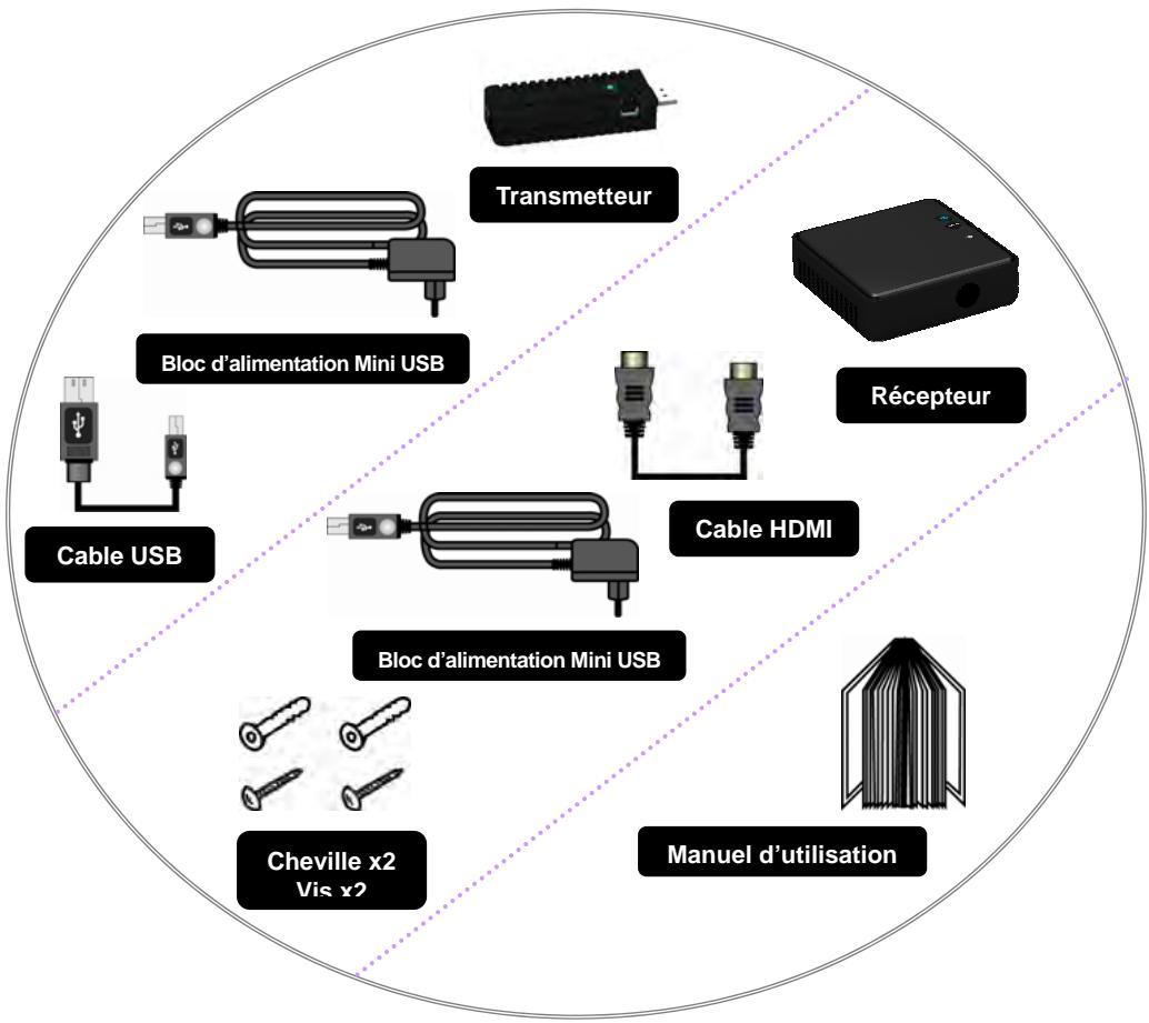 C6V BOITV FREELINE HD - Contenu de la boîte - 1