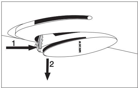 AEG S75340KG6 - Remplacement de l'ampoule d'éclairage - 1