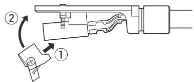 DENON NC - Fixation d'une aiguille - 1