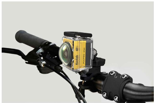 KODAK SP360 EXPLORER PACK - Support adhésif courbé : pour rattachement sur un casque ou les autres objets courbés - 10