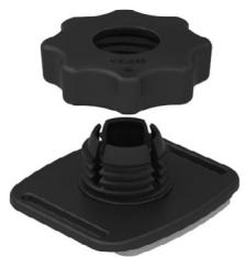 KODAK SP360 EXPLORER PACK - Support adhésif courbé : pour rattachement sur un casque ou les autres objets courbés - 1