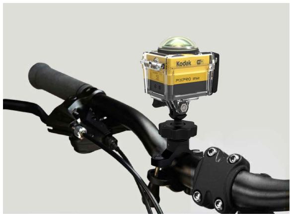 KODAK SP360 EXPLORER PACK - Support adhésif courbé : pour rattachement sur un casque ou les autres objets courbés - 9